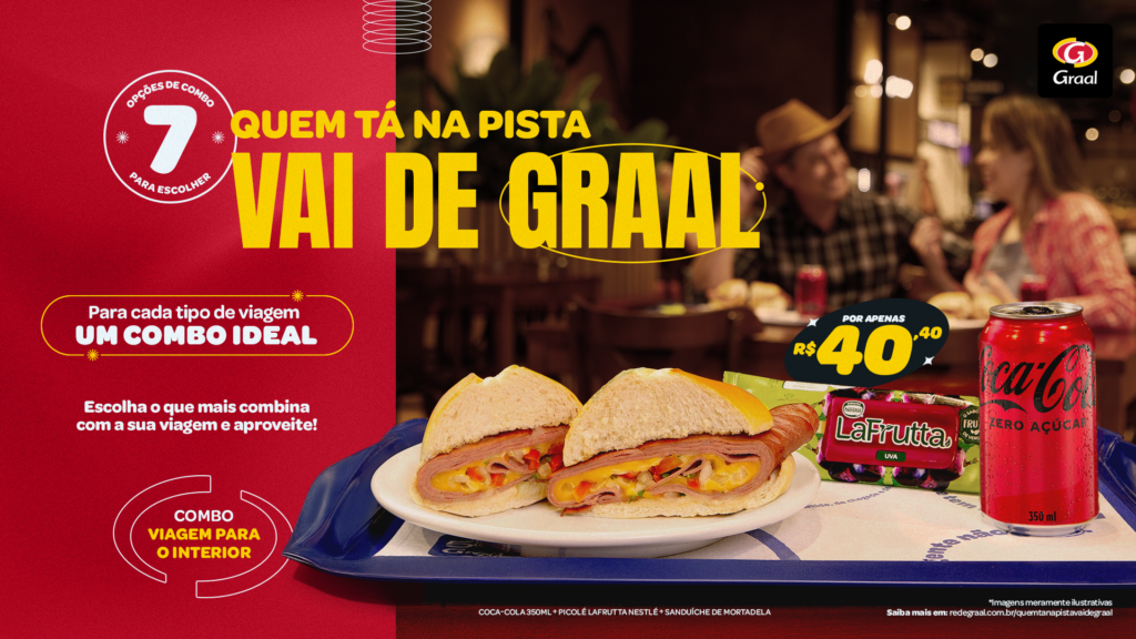 Campanha Quem Tá Na Pista Vai de Graal